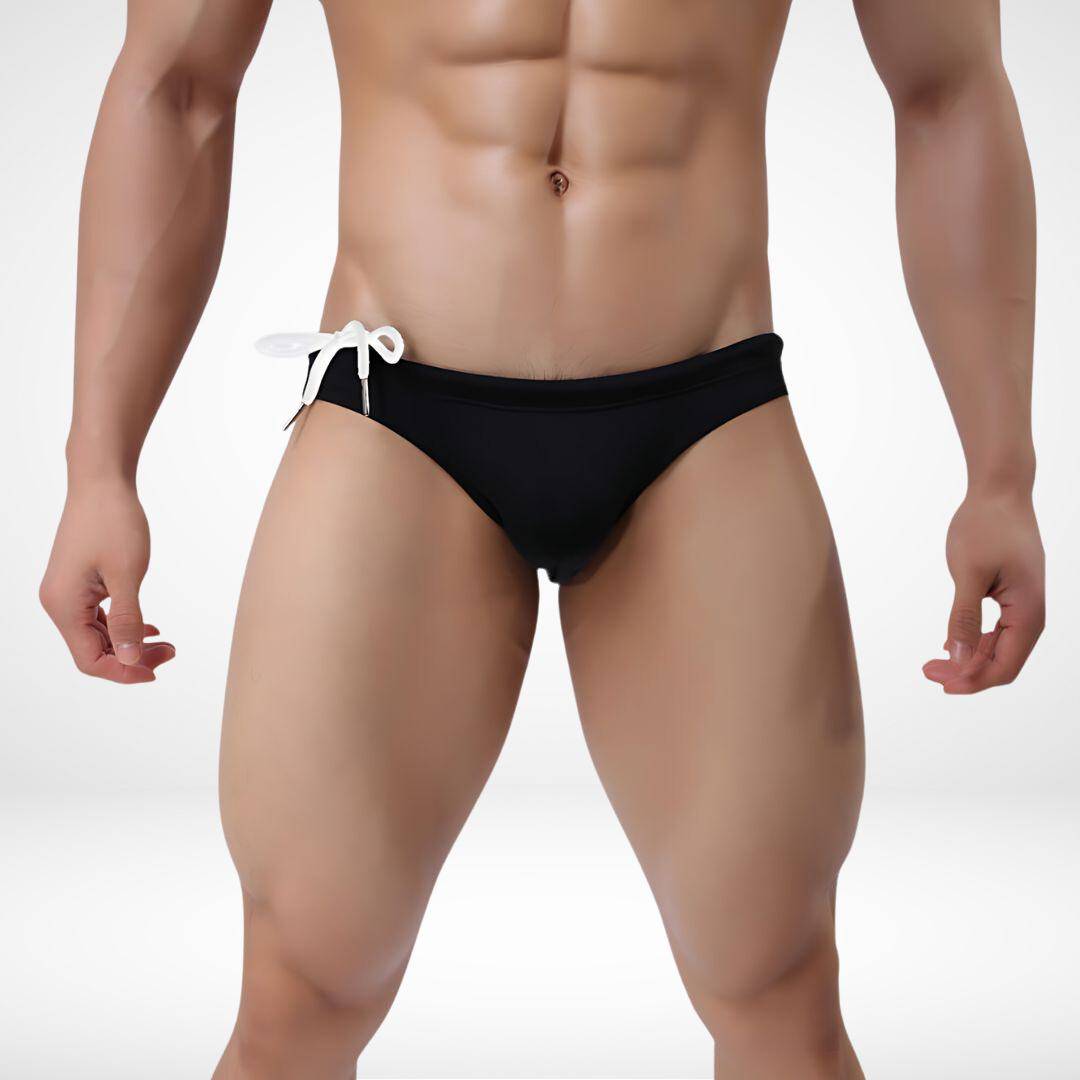 Brave Person Side String Swim Briefs - CrownJewel.co