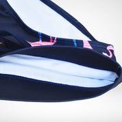 Interior view of Flamingo Print Swim Briefs – Fun, Quick-Dry Men's Swimwear displaying soft lining and reinforced seams for enhanced swimwear comfort.